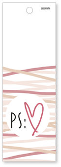 Carte label Valentin Love PS amour