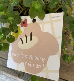 Carte F&ecirc;te de m&egrave;re Pour la meilleure maman