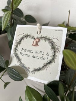 Cozy Carr&eacute;e Joyeux No&euml;l &amp; Bonne Ann&eacute;e