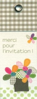 Papillon Merci pour l&#039;invitation !