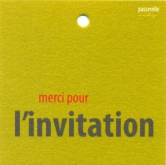 Basic Merci pour l&#039;invitation !