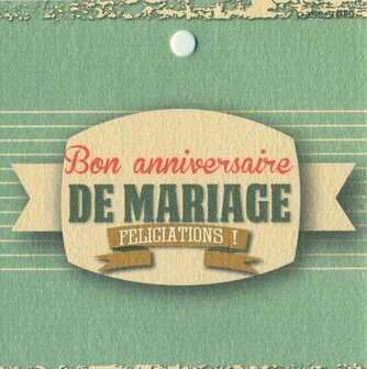 Vintage Bon anniversaire de mariage !