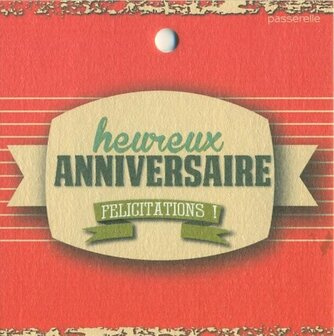 Vintage Heureux anniversaire !