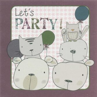 Nanou petite carte Let&#039;s party !
