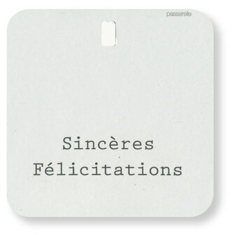 Prestige sinc&egrave;res f&eacute;licitations